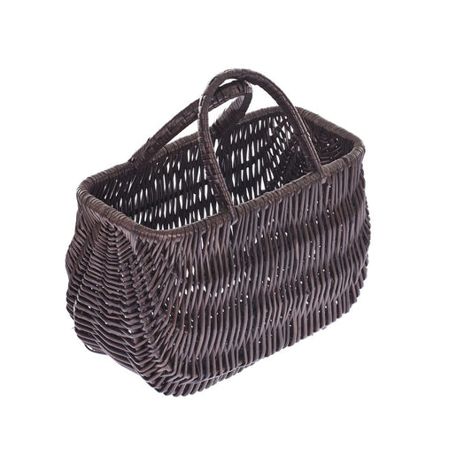 Werlissa wicker shopping basket with double handle TheWickerStories