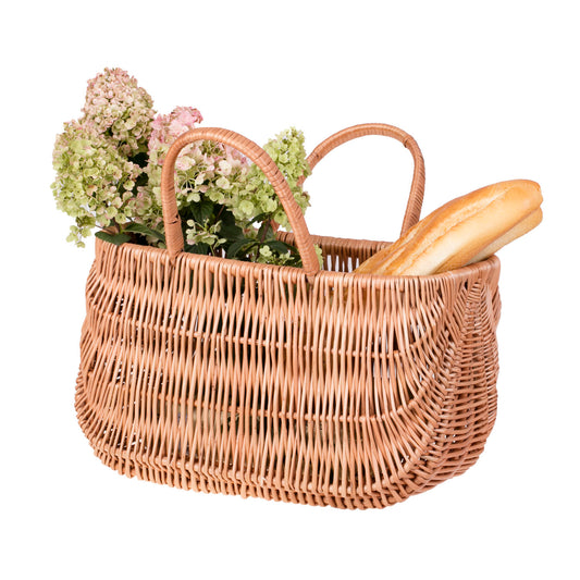 Werlissa wicker shopping basket with handles TheWickerStories