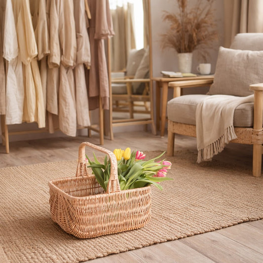 Willesia wiklinowy koszyk z rączką TheWickerStories