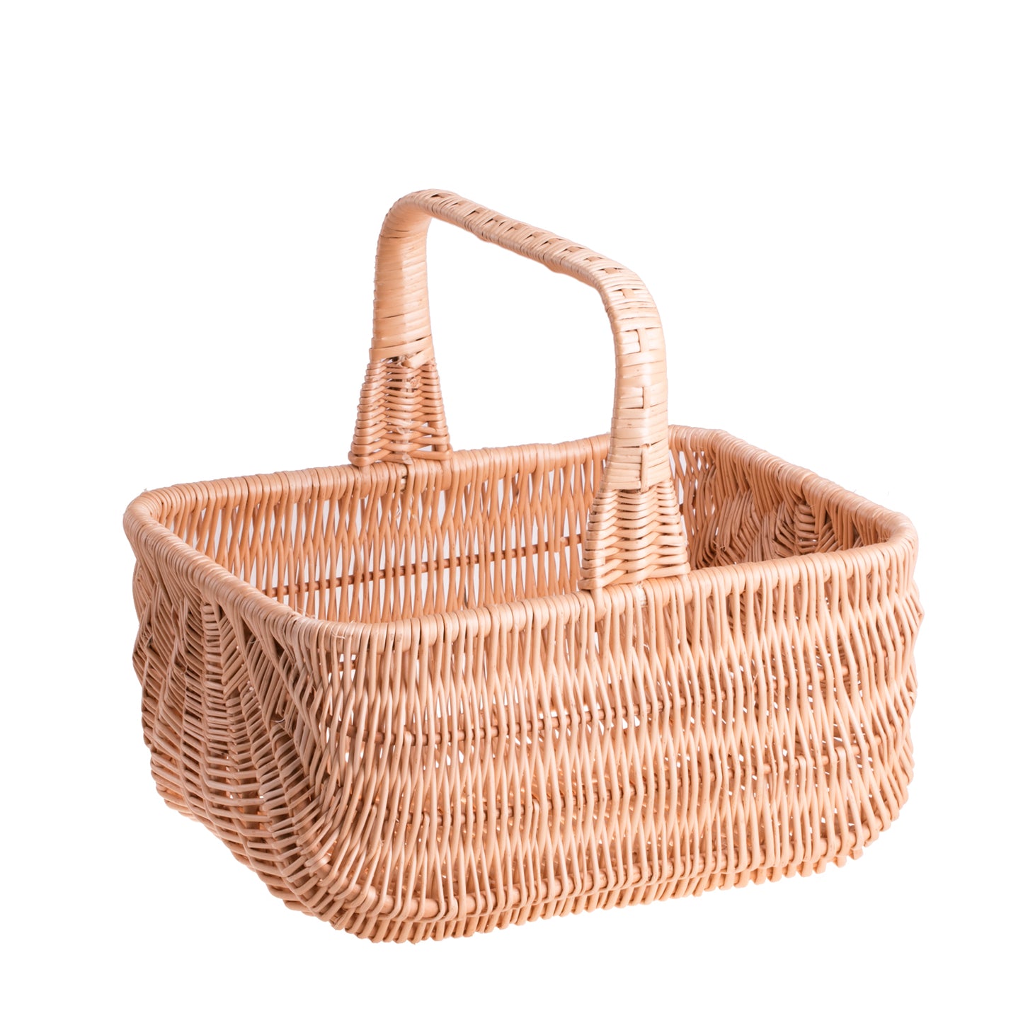 Willesia panier en osier avec poignée
