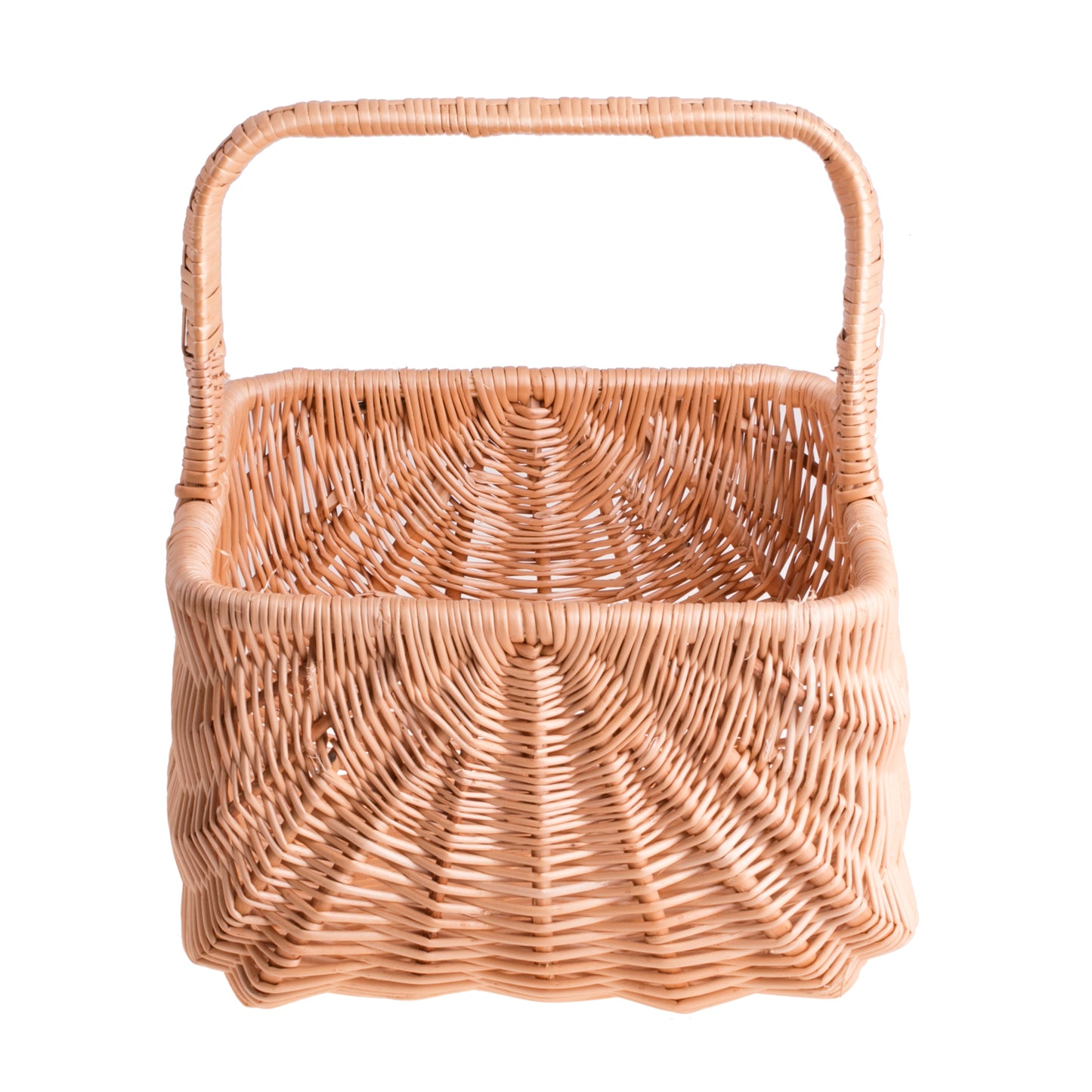 Willesia wicker basket with handle