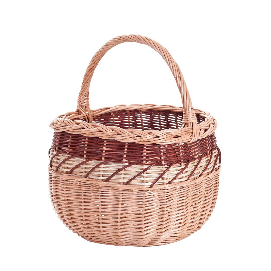 Wictor panier de courses avec poignée en osier