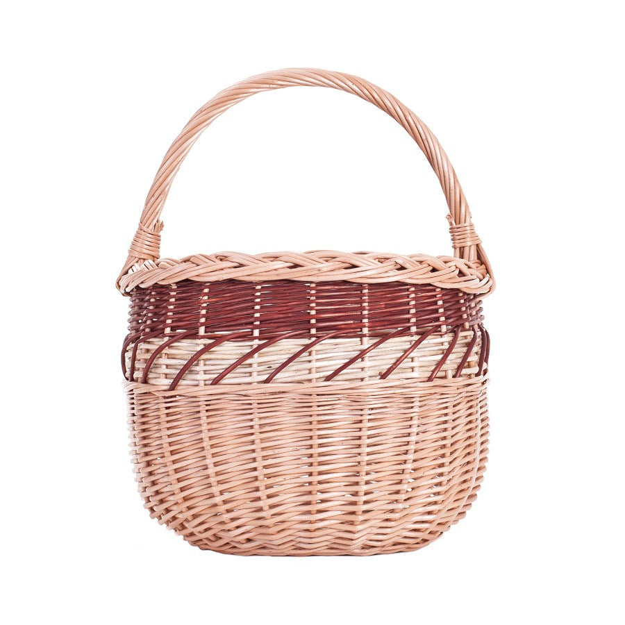 Wictor panier de courses avec poignée en osier