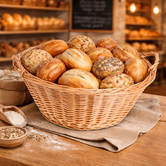 gevlochten etalagemand, set van 2 stuks