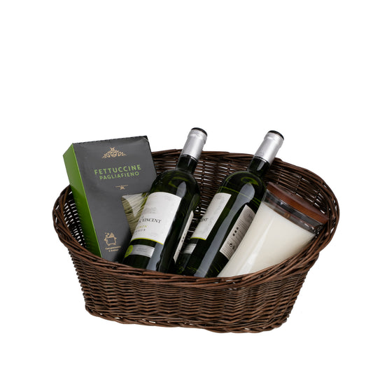 Weidenkörbe zum Servieren von Brot und Obst, 2er-Set