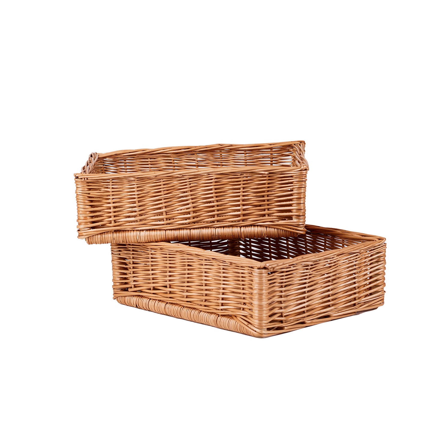 Nova Rieten opbergmand voor brood en fruit, met handvatten