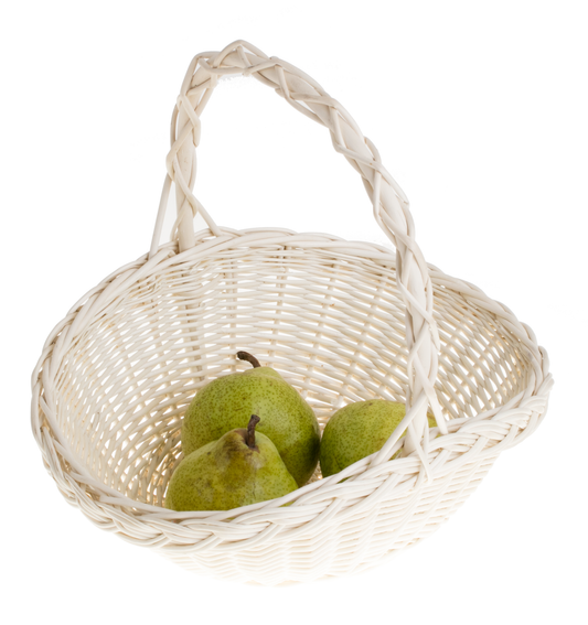 Mimi Cesto regalo in vimini con manico per fiori e regali TheWickerStories