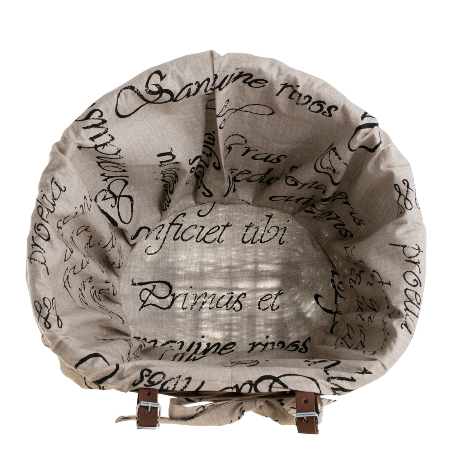 Paulus Ψάθινο καλάθι για ποδήλατο με μπεζ επένδυση και ιμάντες στερέωσης TheWickerStories