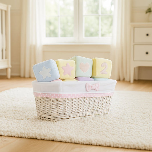 Nestor small wicker basket with white lining TheWickerStories