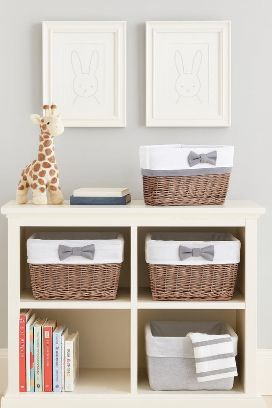 Nestor small wicker basket with white lining TheWickerStories