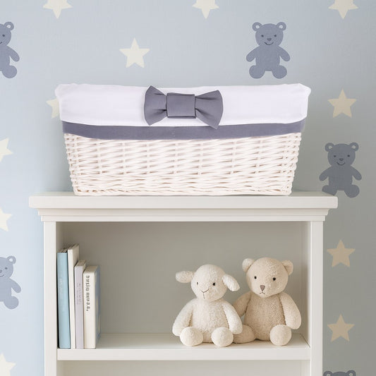 Nestor small wicker basket with white lining TheWickerStories