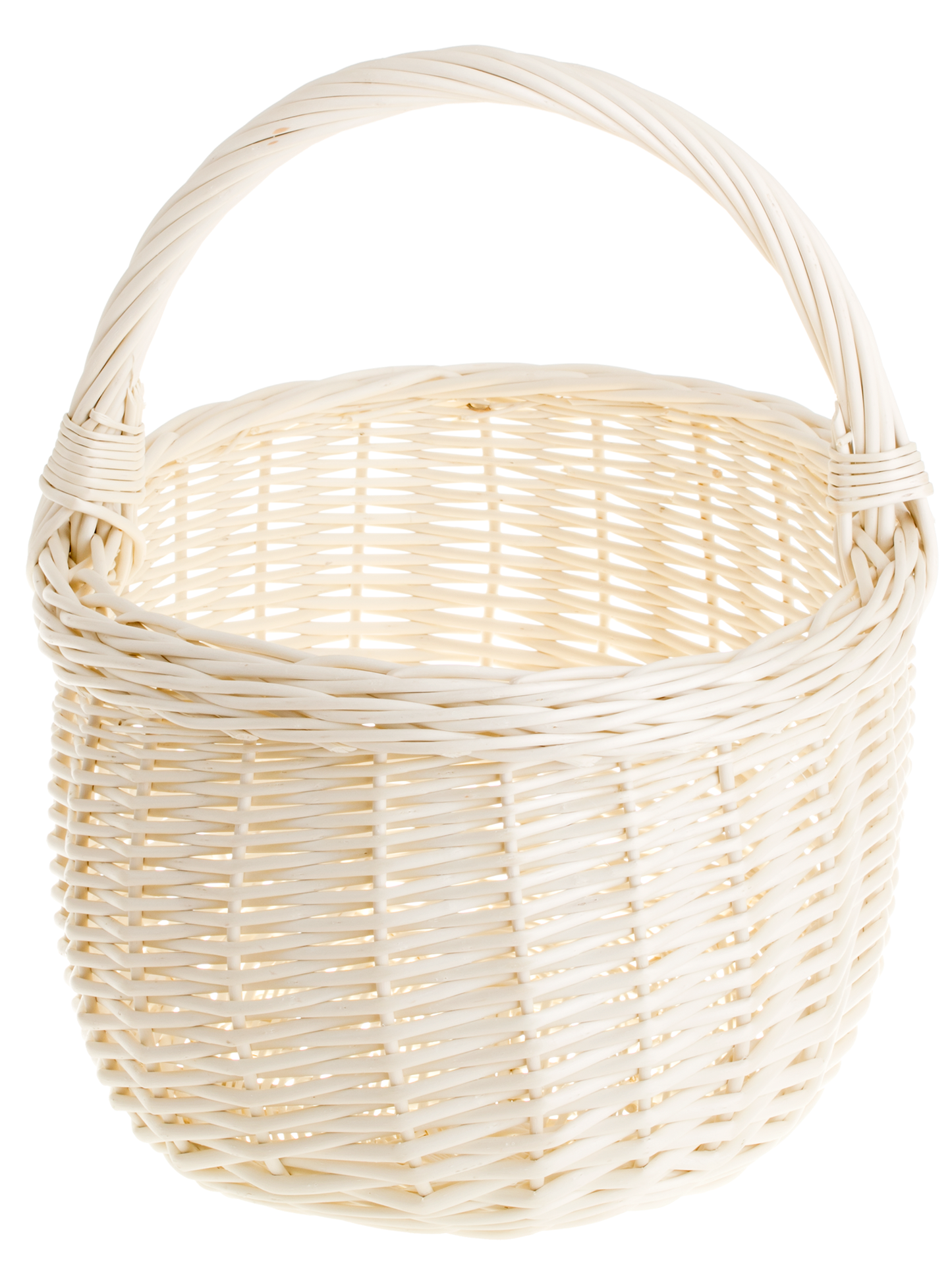 Werburga shopping basket with a wicker handle TheWickerStories