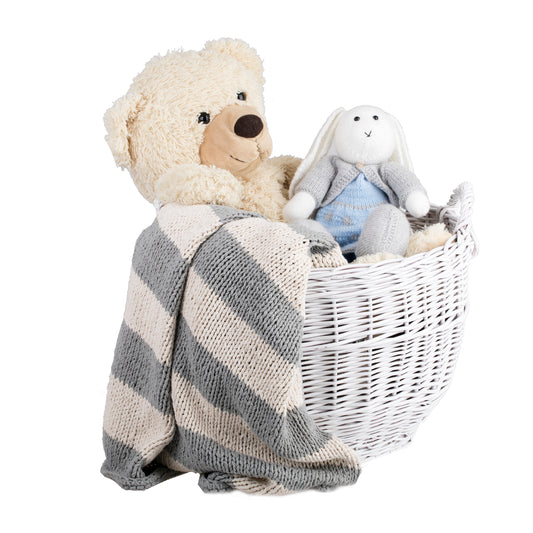 Viloria wicker basket for harvesting and storage, with handles TheWickerStories