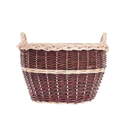 Viloria cesta de mimbre para la recolección de frutas y verduras, con asas TheWickerStories