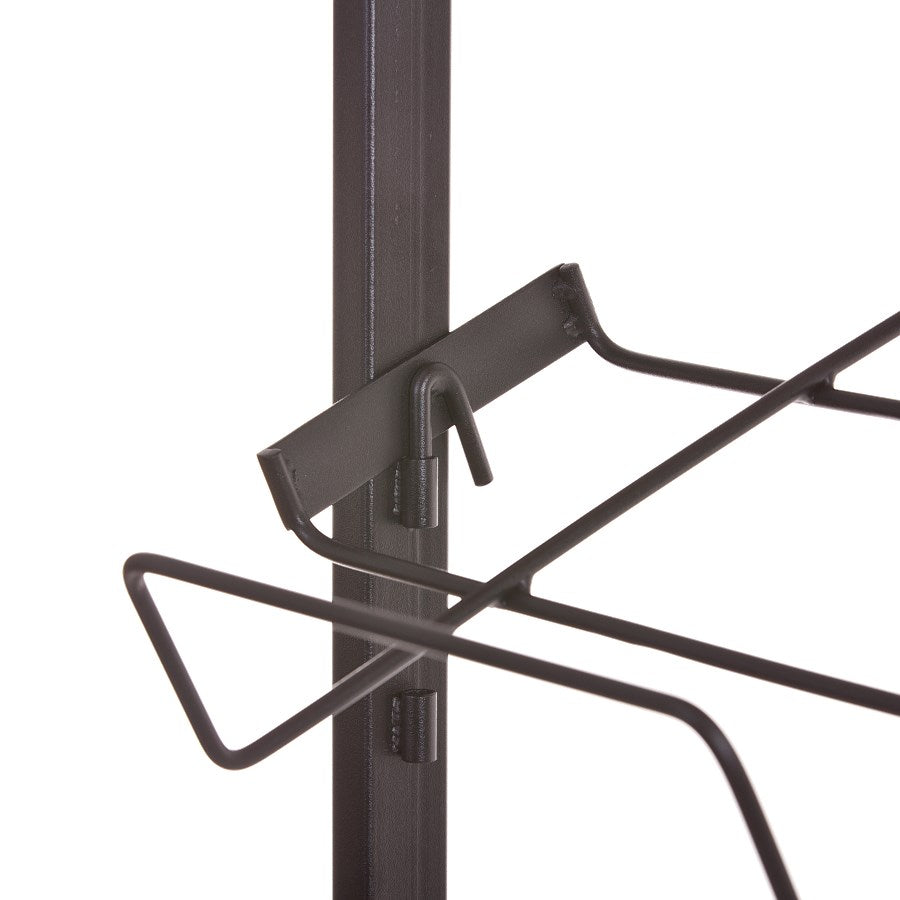 Kerodon metal stand with 4 wicker baskets