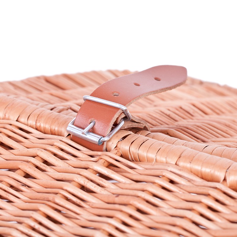 Kerria wicker picnic basket with lid and handle TheWickerStories