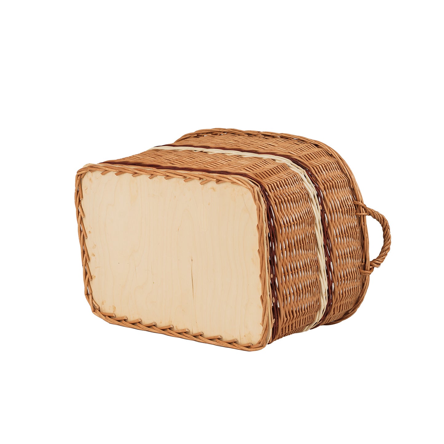 Forselia proutěný koš na dříví s rukojetí TheWickerStories