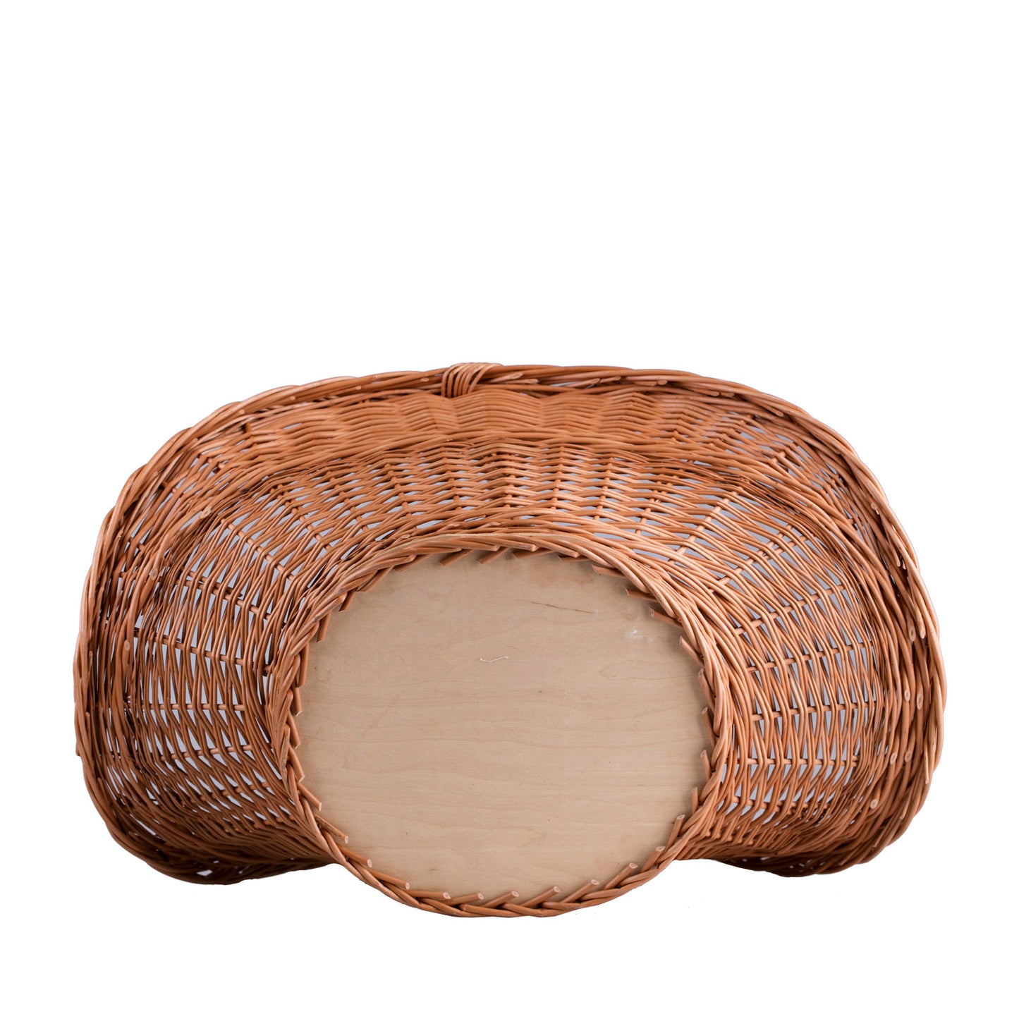 Fumaria Rieten haardhoutmand met handvat