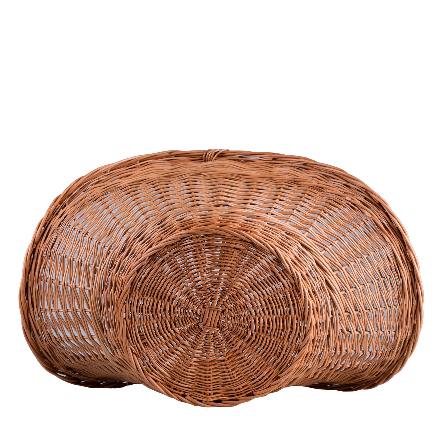 Fumaria Rieten haardhoutmand met handvat