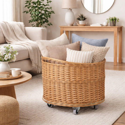 wiklinowy kosz do przechowywania do domu