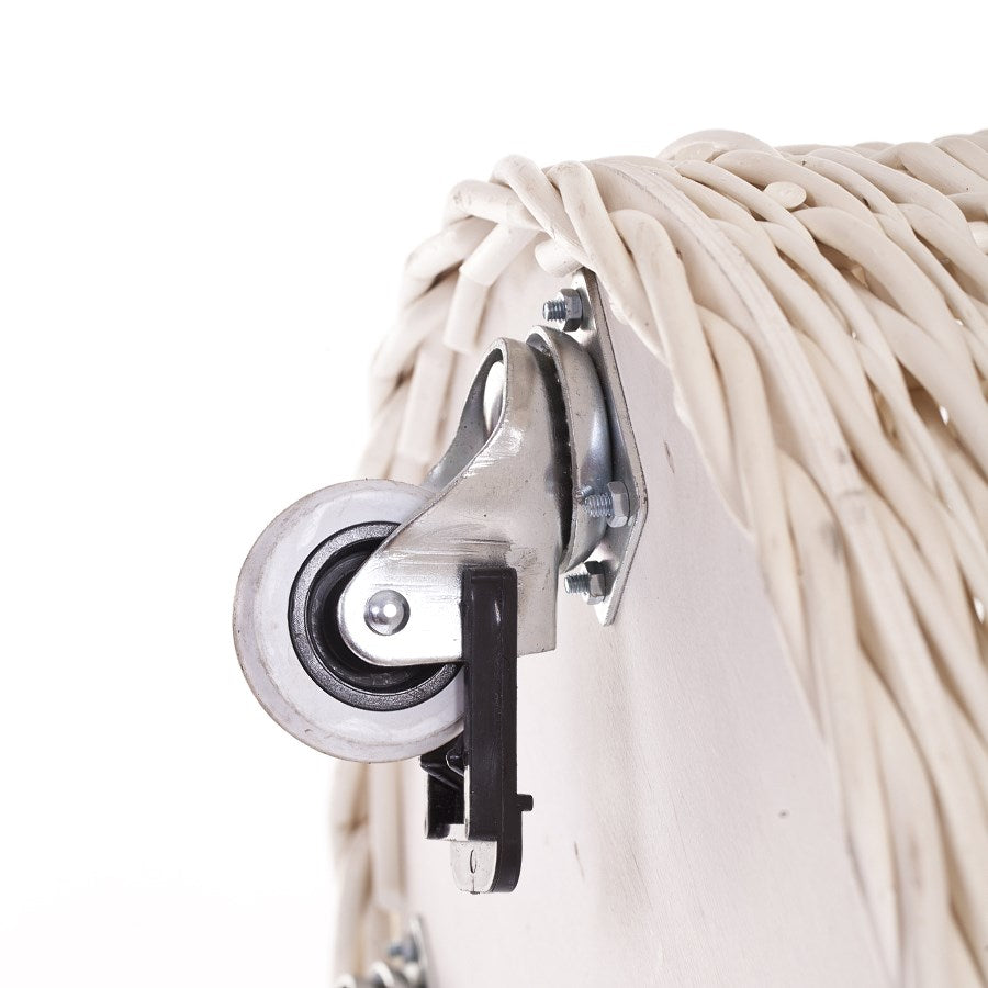 Caros rietenen mand op wieltjes container TheWickerStories