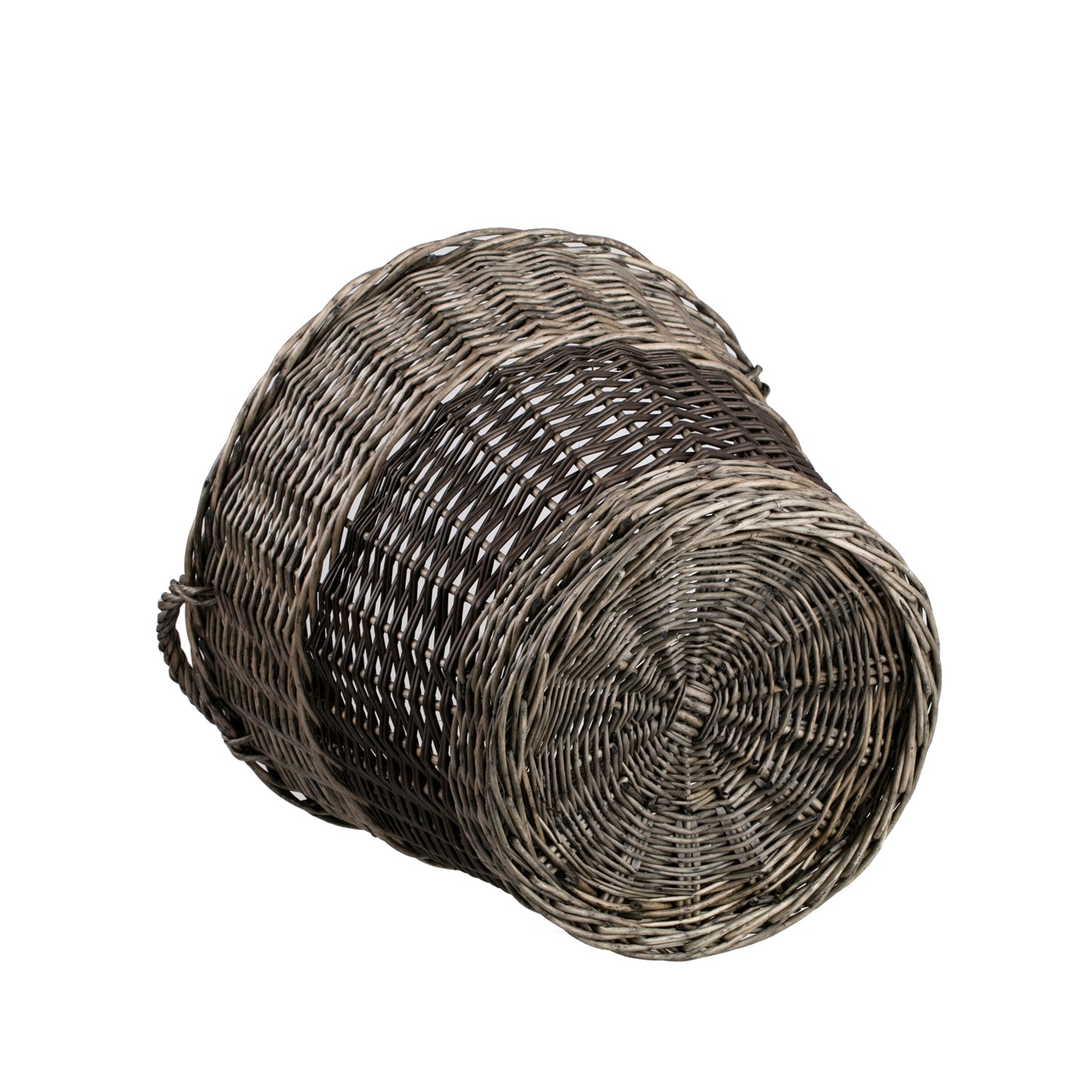 Fiorenia cesta de mimbre para leña con asas TheWickerStories