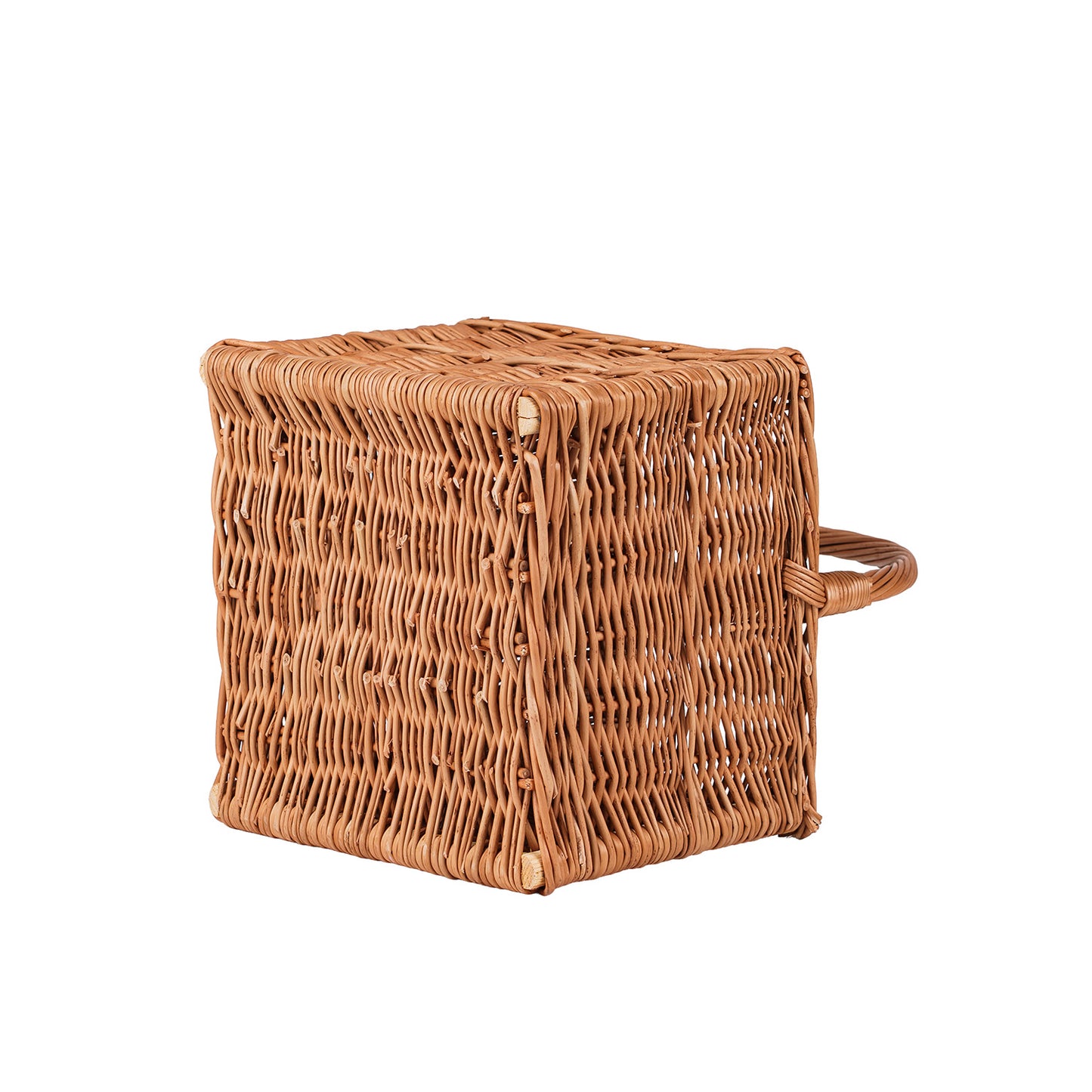 Gaudios wicker bottle basket with compartments and handle TheWickerStories