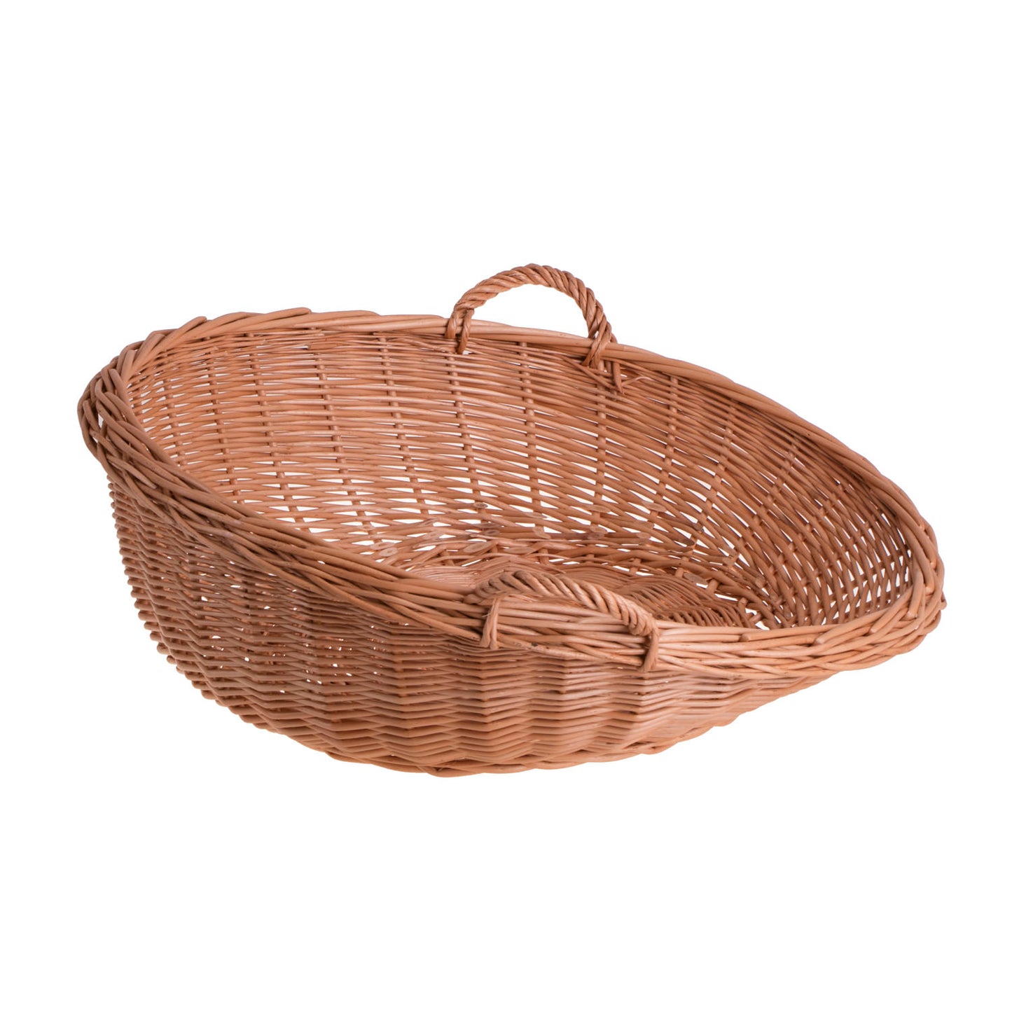 Teravellia wicker fruit and bread basket with handles TheWickerStories