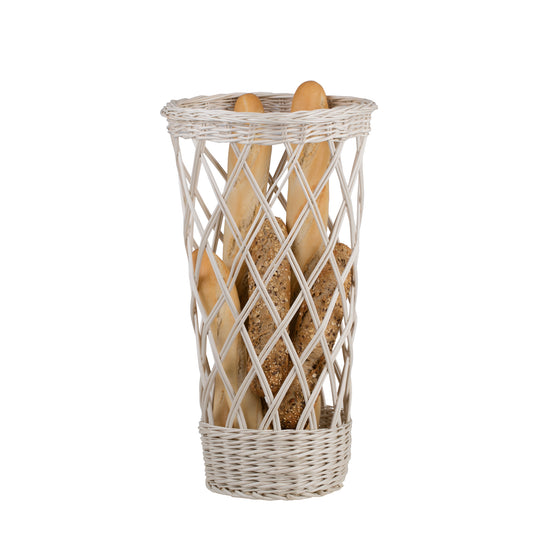 Belvora wicker baguette basket for bakery and store TheWickerStories