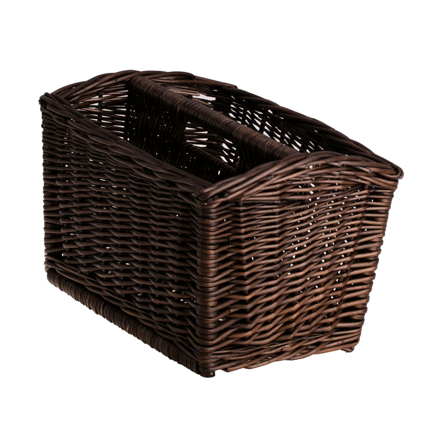 Givora wicker magazine basket with handle TheWickerStories
