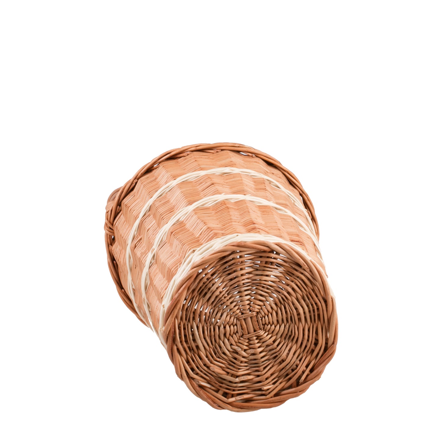 Vulpes wicker umbrella basket with handle TheWickerStories