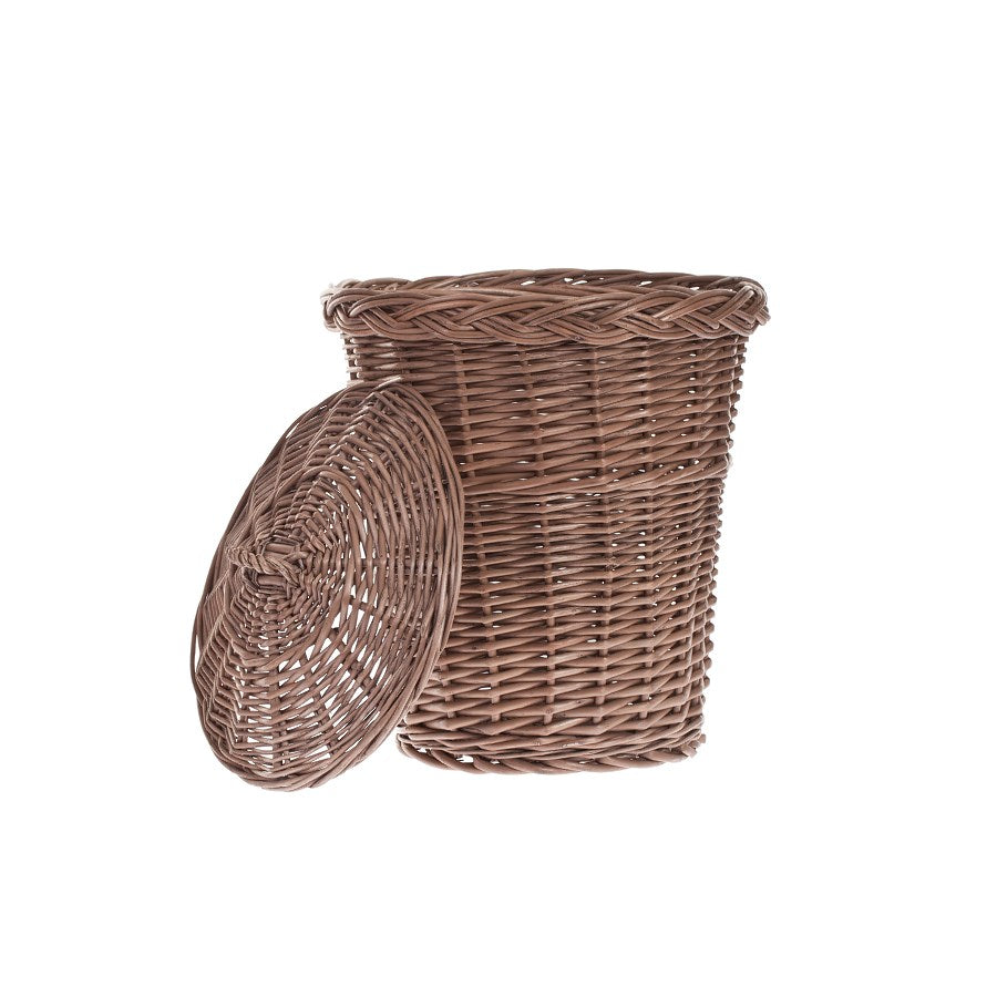 Decora Mülleimer aus Weide mit Deckel TheWickerStories