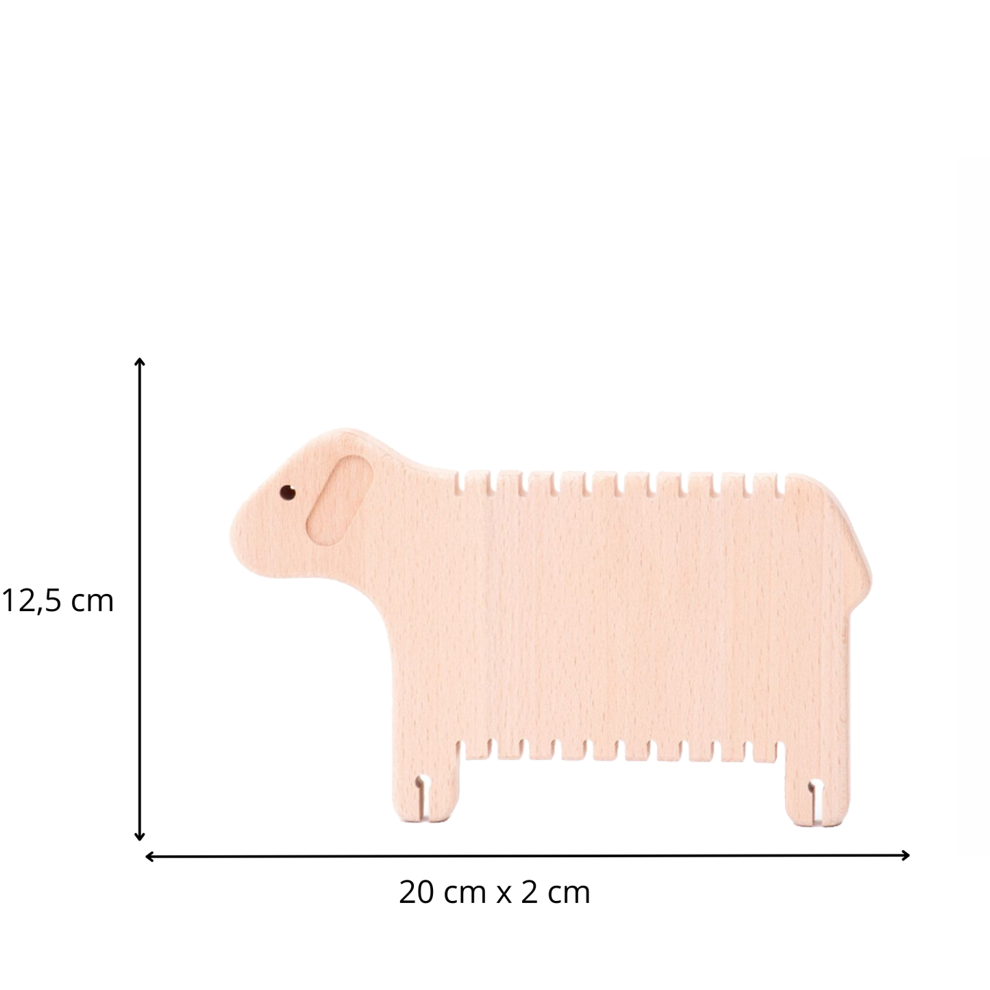 Purus wooden weaving sheep – DIY kit for kids TheWickerStories