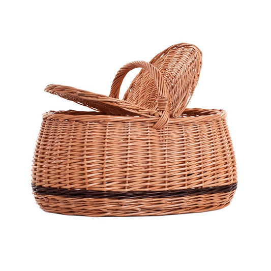 Kardia Picnickurv i pileflet med låg og hank