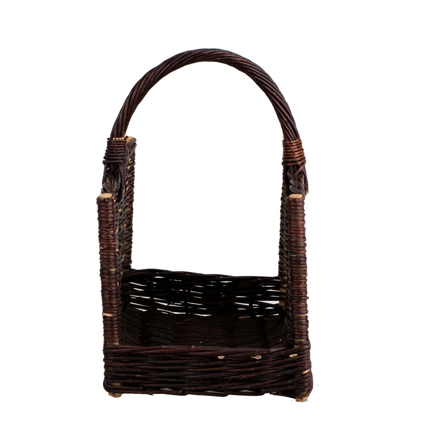 Fivina wicker basket for firewood with handle TheWickerStories