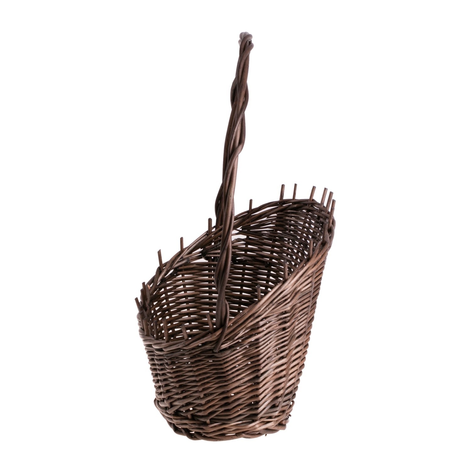 Zorilla wicker basket with handle