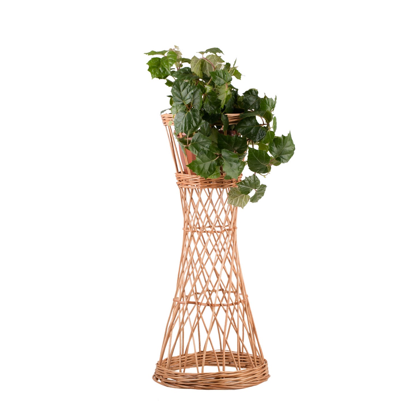 Zarela Plantenstandaard van wilgentenen voor in huis