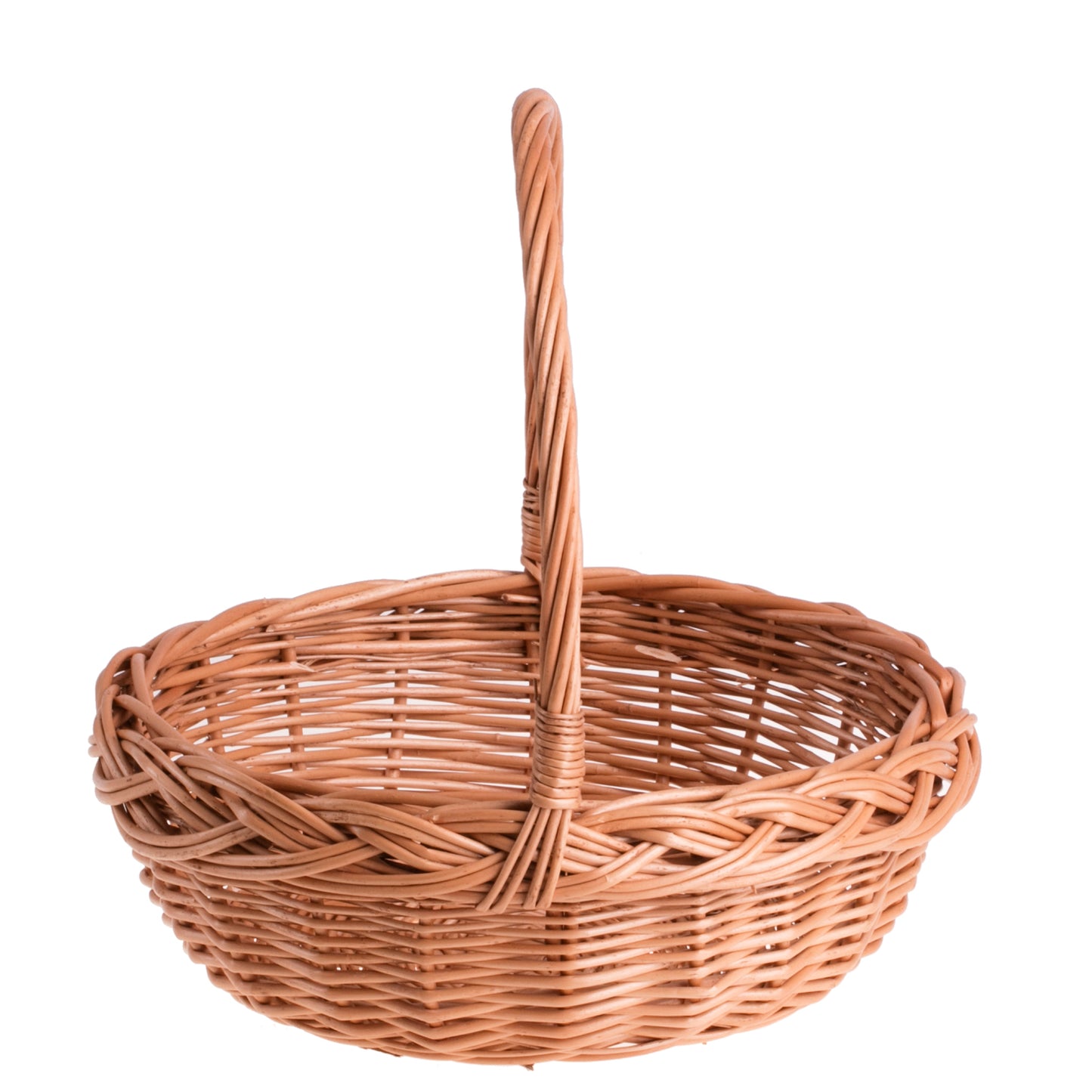 Zerena rieten geschenkmand met handvat