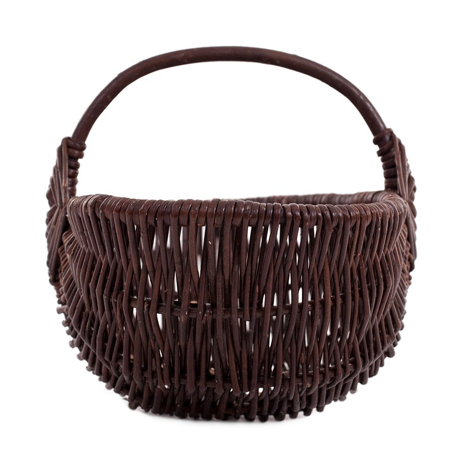 Victoria wicker garden basket with handle