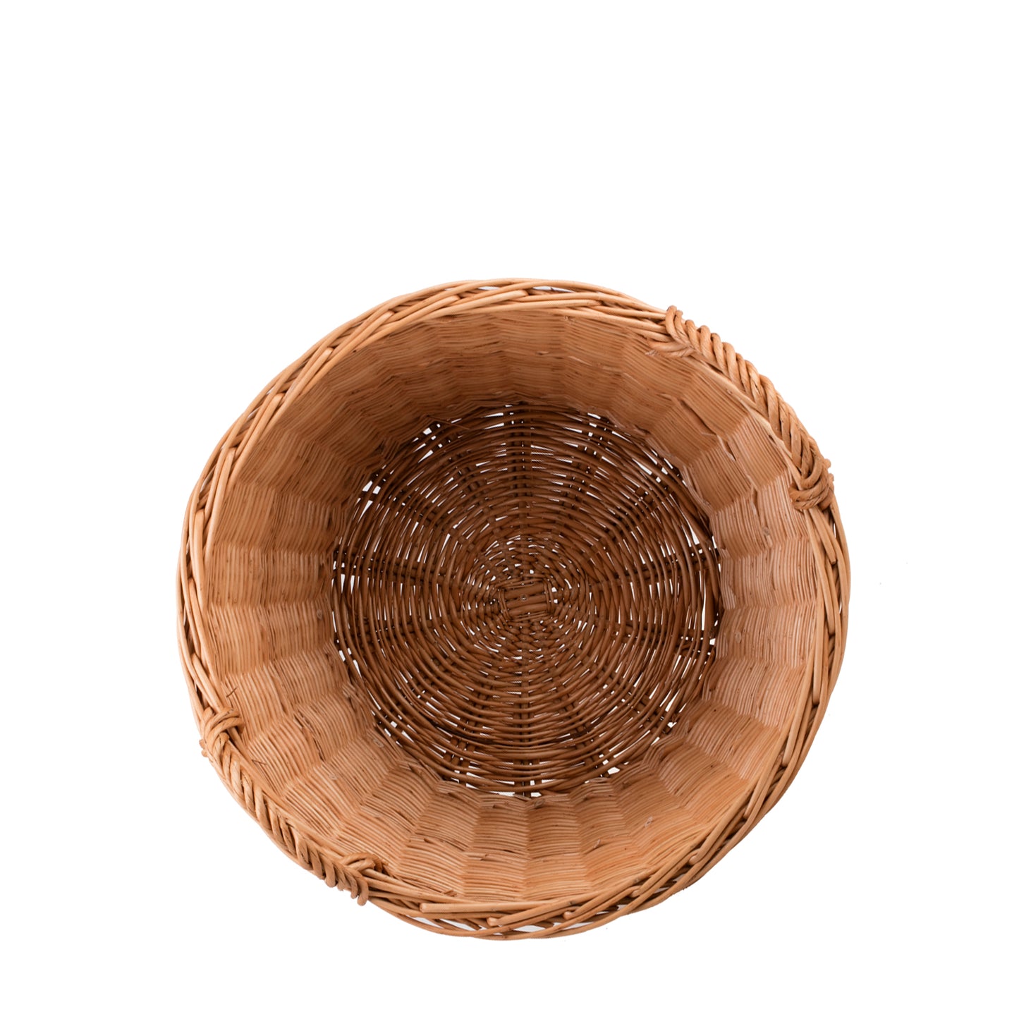 Flanoria wicker basket for garden and firewood, with handles TheWickerStories