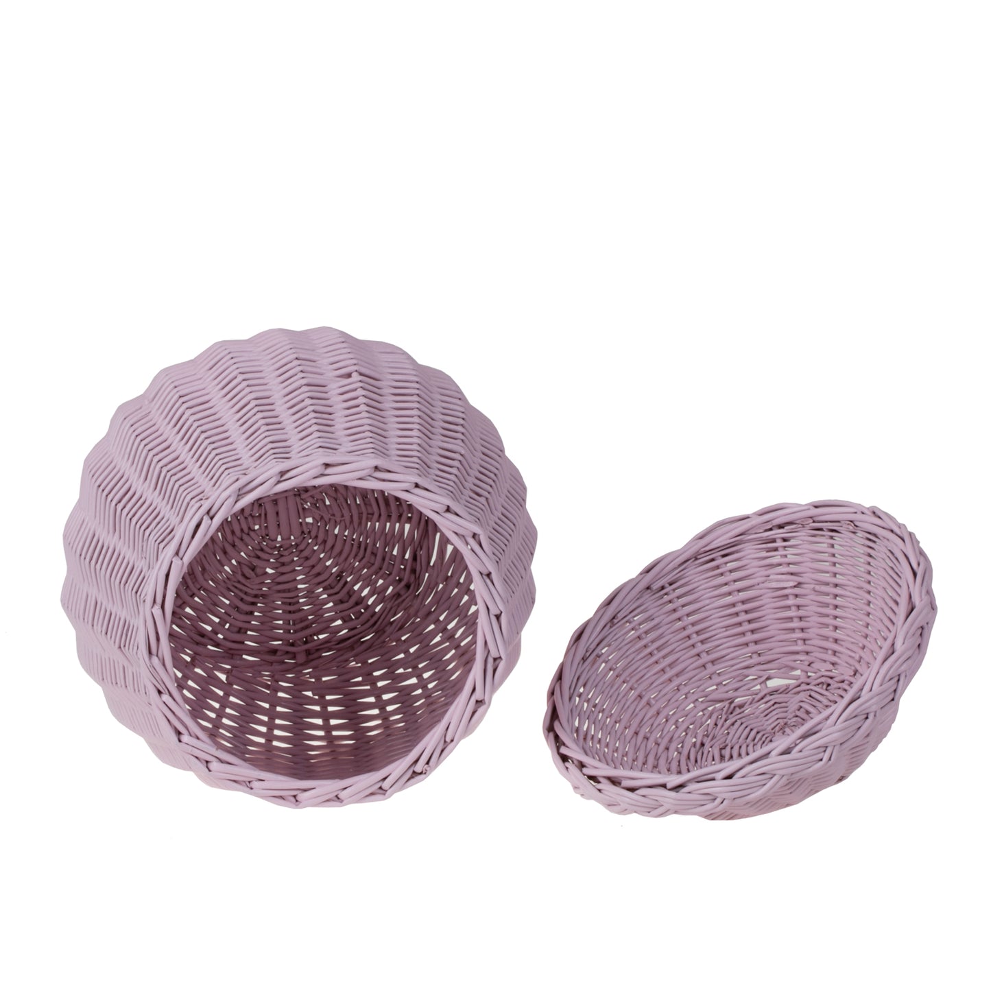 Zelveta wicker storage container for small items for bathroom and bedroom, with lid TheWickerStories