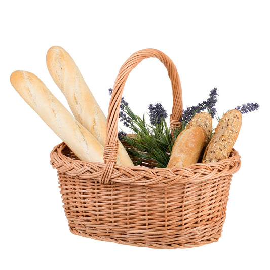 Winerissa wicker basket with handle TheWickerStories