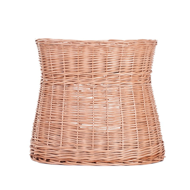 Erif rotan kattenhuis met twee verdiepingen en beige kussens