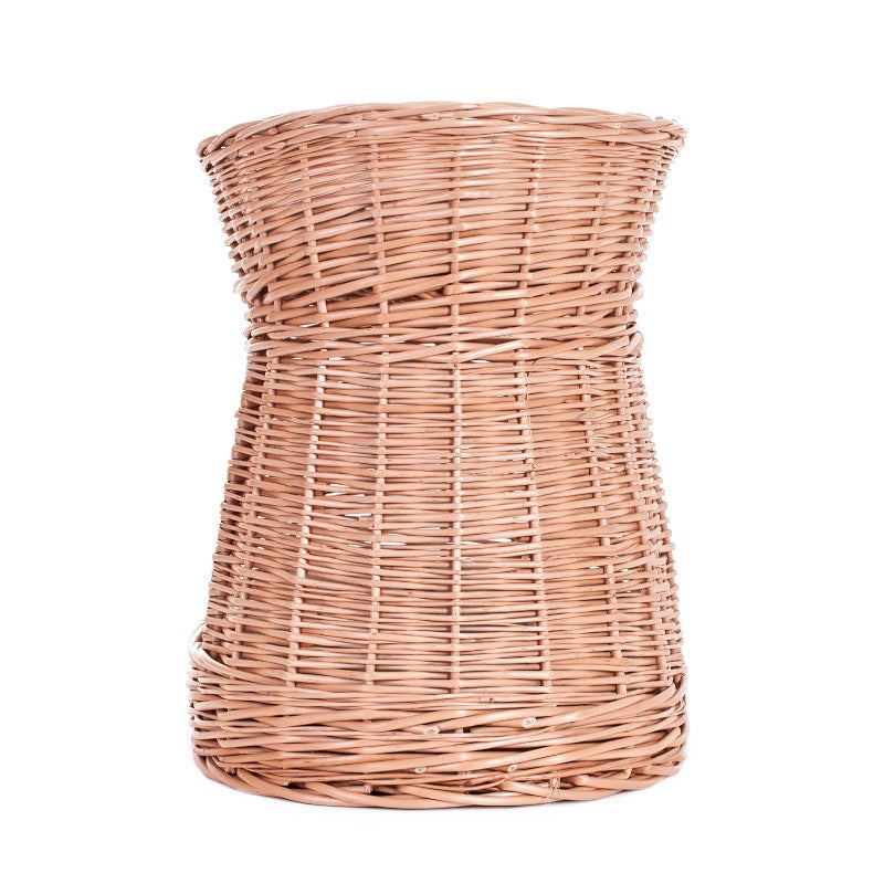 Erif rotan kattenhuis met twee verdiepingen en beige kussens