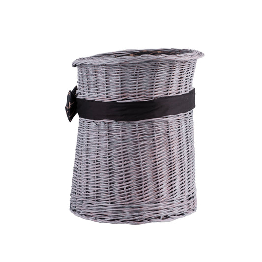 Erif Katzenhaus aus Weide mit Kissen, zweistöckig TheWickerStories