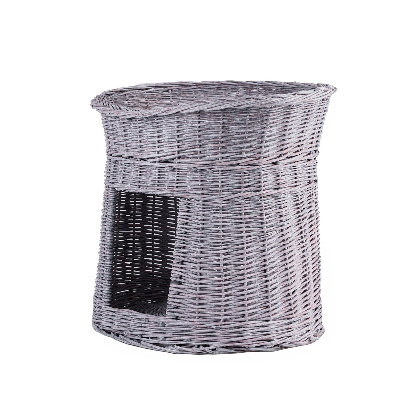 Erif rieten kattenhuis met twee verdiepingen