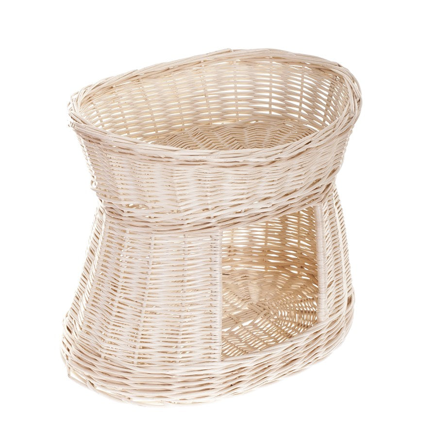 Erif casa em vime para gato com dois pisos TheWickerStories