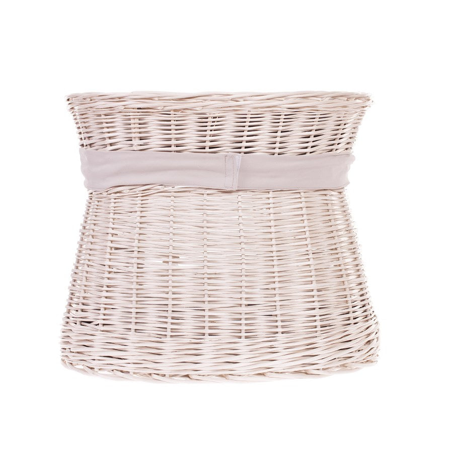 Erif pletena kućica za mačku na dvije razine sa smeđim jastucima TheWickerStories