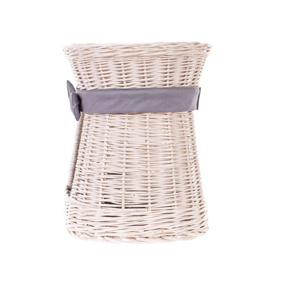 Erif rotan kattenhuis met kussens en strik, twee niveaus