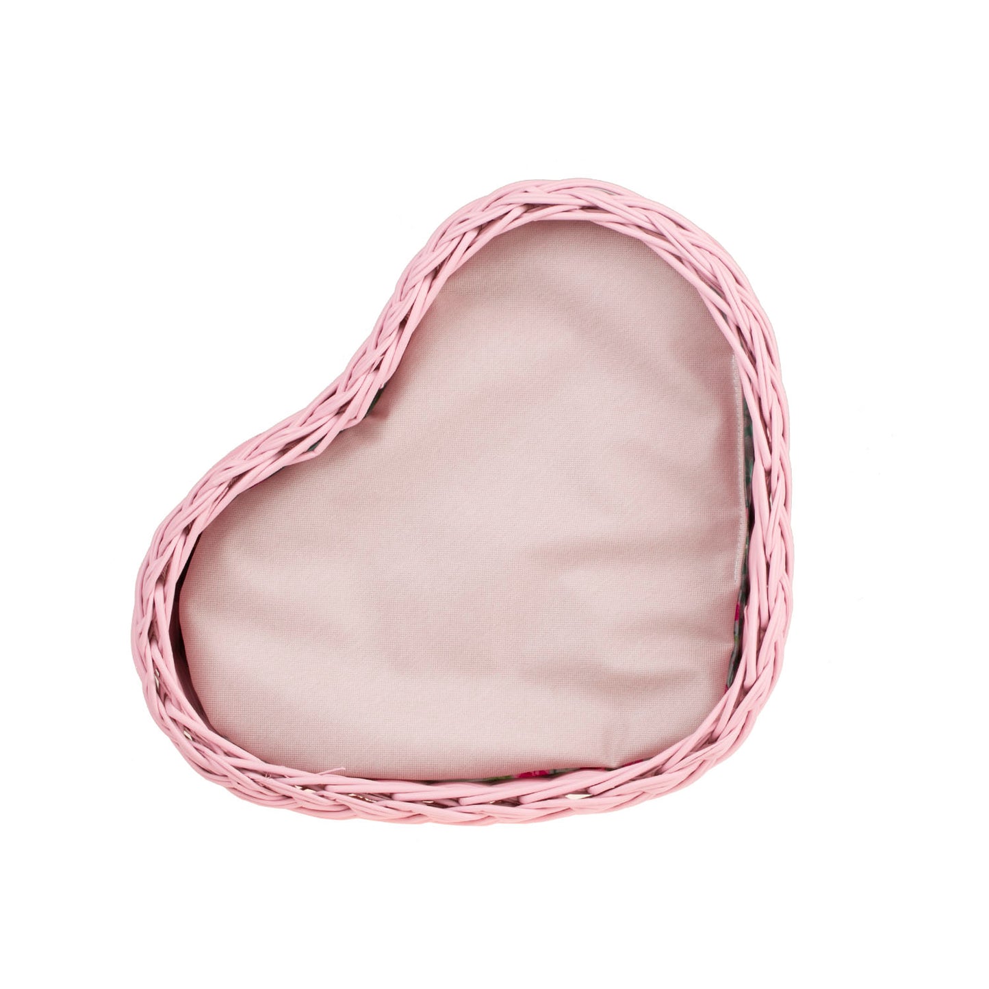 Zadaris lille fletkurv med lyserødt indlæg TheWickerStories